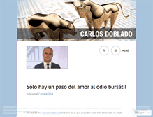 Tablet Screenshot of carlosdoblado.com